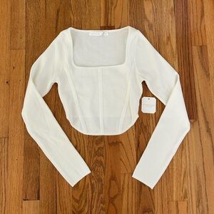 Lucia Cropped Corset Top NWT